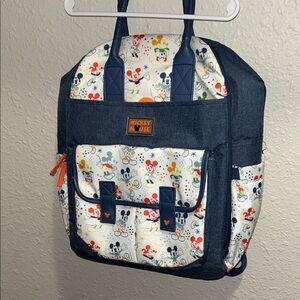 Disney Mickey Mouse Kids Backpack - Blue and White